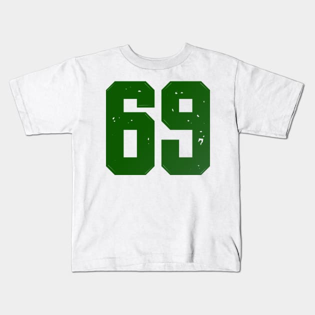 NUMBER 69 - LOGO Kids T-Shirt by King Chris